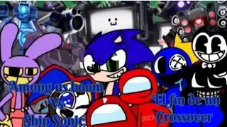 Among us boom vs shin Sonic ep3 el fin de un crossover 