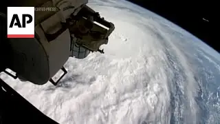 NASA captures video of Hurricane Milton from space