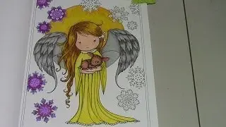 Color A Long #MollyMarch Whimsical Winter Wonderland part 2