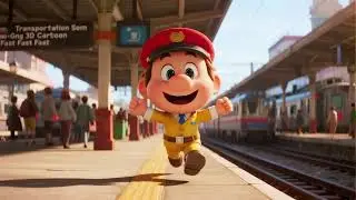 Choo Choo Train Goes Fast Fast Fast 🚂 | Transportation Song for Kids