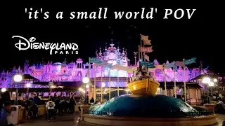 SMALL WORLD BOAT DARK RIDES FOR KIDS | &lsquo;it&rsquo;s a small world&rsquo; - Disneyland Paris - FULL HD ON RIDE POV