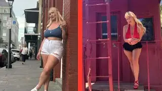 Curvy Model - Blonde Bombshell  [Plus Size Fashion🩱👗Biography]