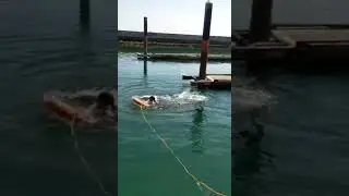 man overboard of mv holiday island tours