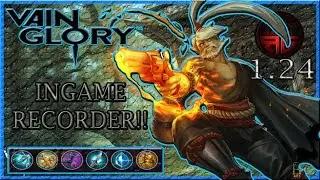 Vainglory Casual match: patch 1.24: LANE CP RINGO: New Ingame Recorder!! Epic Comeback!!
