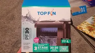 Top Fin PF30 Filter Unboxing And First Look