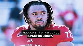 BRAXTON JONES Highlights: Chicago Bears Hole Creating Left Tackle