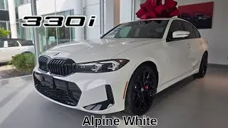 NEW ARRIVAL! 2025 BMW 330i Alpine White on Black M Sport Pro #bmw #330i #g20 