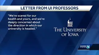 University of Iowa faculty members write letter worried about returning in fall
