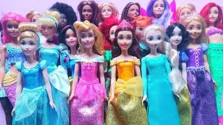 Which Disney Princess Are You ~Doll Review Collection DIY Miniature Ideas for Barbie DIY ASMR Video