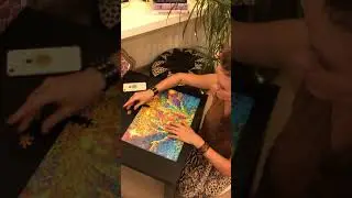 UV active Blacklight Psychedelic Puzzle ॐ Светящийся психоделический пазл