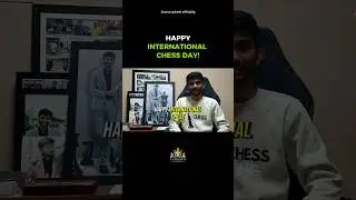World Champion Gukesh wishes Happy International Chess Day to Everyone😍❤️#chess #gukesh #shorts