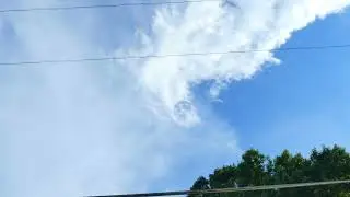 FZ300 Time Lapse! Blue Sky, White Clouds to Dark Storm Clouds.