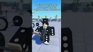 Weight Lifting Simulator Struggles #roblox #robloxanimation