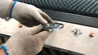 Affordable 5x10 Fiber Laser Metal Cutter Cutting Carbon Steel with Clear Edge