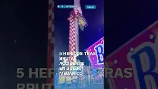 Captan brutal accidente en juego mec&aacute;nico durante la Feria de San Miguel Arc&aacute;ngel #shorts