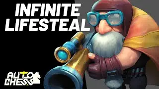 SNIPER WITH INFINITE LIFESTEAL IN NEW UTILITY HUNTER DRAGON MAGE BUILD! | AUTO CHESS MOBILE PUREZHUN