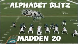 Madden 20 tips | 4-4 Split ALPHABET BLITZ MIX WITH COVERAGES AND GET THE BLITz HOME WITH PRESSURE!!!