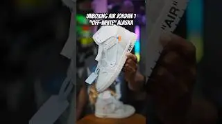 Unboxing Air Jordan 1 &ldquo;Off-White&rdquo; Alaska #Jordan #OffWhite #Sneakers #Shoes #Sneakerhead #airjordan