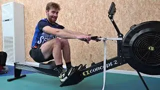 Ejercicio remo ergómetro para remeros principiantes y avanzado