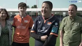 💙 Jackson Taylor's wish comes true with Edinburgh Rugby