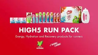 HIGH5 Run Pack containing running energy, hydration and recovery nutrition products