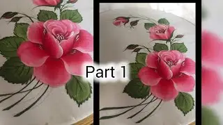 Bedsheet painting design..hand painting design for beginners 