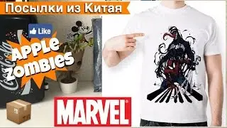 Посылки из Китая:) Футболка marvel с spider man #116