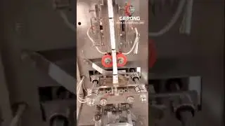 Round corner type paste bag stick sachet automatic filling sealing packing machine