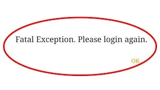 PNB Fix Fatal Exception. Please login again Problem Solve