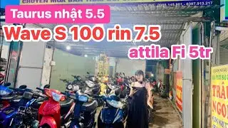 Si&ecirc;u rẻ wave 3.8, WaveS rin 7.5,AB Fi 8.5, Taurus 5.5,No4-5-6 từ 5.9,Wave xương c&aacute; 7.9,attila 3.8
