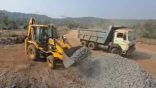 JCB Ka Fast Loading Scene | Dumper Bharne Ka Real Experience 😍🔥 #jcb #video #virel #Excavator 