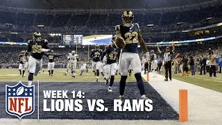 Trumaine Johnson Cuts Off Megatron, Gets Amazing 58-Yard Pick Six! | Lions vs. Rams | NFL