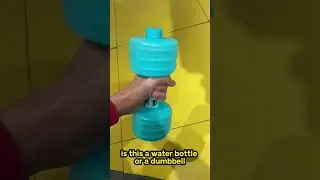 Water Dumbbell or Water Bottle? #shorts #dumbbell #gadgets #fitness #shopping