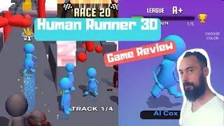 🏃&zwj;♂️Human Runner 3D🥳by Voodoo🔥Game Play Review 444