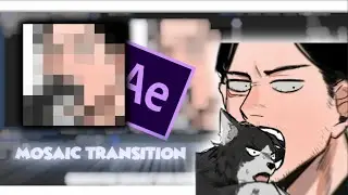 Mosaic Transition After effect Tutorial