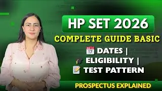 HP SET 2026 Complete Guide | Dates, Eligibility & Exam Pattern Explained