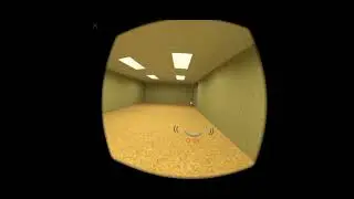 escaping the backrooms in vr on Google cardboard game