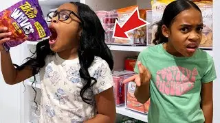 BIG SISTER Warns Little SISTER About Eating TOO MUCH TAKIS, DAD Teaches A LESSON