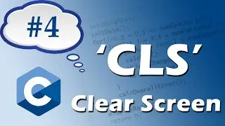 #4 CLS Or Clear  Screen Command In C || #c #coding #cls