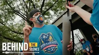 The Olympic medallists running arrows at the World Cup Final |&nbsp;Behind the Scenes
