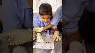 Blood group test by class 9th girls