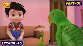 Vir The Robot Boy : THE THIEF PARROT | 01 | S01E13 | Full Hindi Episode For Kids