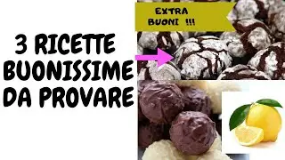 BISCOTTI SEMPLICI E VELOCI   3 RICETTE BUONISSIME DA FARE