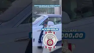 CRISTIANO RONALDO dentro de seu ROLLS ROYCE usando um FRANCK MULLER 🔥 | #cr7 #watches #relogios