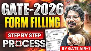 By AIR-1, GATE 2026 Form Filling | GATE 2026 Form Fill Up | How To Fill GATE 2026 Form ? | #gate2026