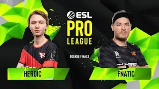 CS:GO - Fnatic vs. Heroic [Vertigo] Map 2 - Group A - ESL Pro League Season 10 Finals