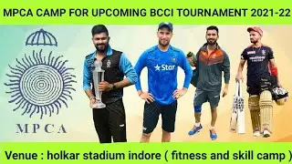 mpca camp for domestic session 2021-22 #mpca #knownyourmpcricketers