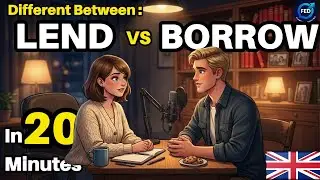 My friend looked confused until I fixed this small grammar mistake | Borrow vs Lend