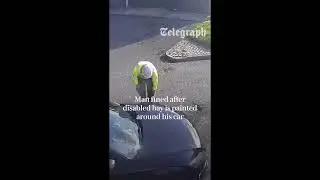 London council painted a disabled bay around a legally parked Audi, then slapped it four tickets..!?