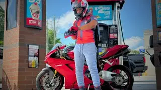 I took the Ducati 1098 on some nearby back roads